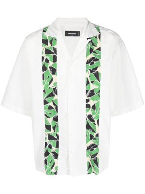 

Leaf-print short-sleeve shirt, Dsquared2 Leaf-print short-sleeve shirt