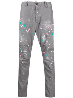 

Paint splatter-print trousers, Dsquared2 Paint splatter-print trousers
