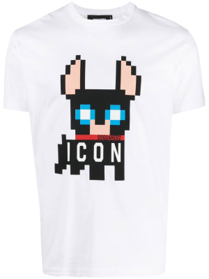 

Icon pixel-print T-shirt, Dsquared2 Icon pixel-print T-shirt