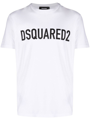

Logo-print crew-neck T-shirt, Dsquared2 Logo-print crew-neck T-shirt