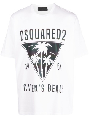 

Logo-print short-sleeved T-shirt, Dsquared2 Logo-print short-sleeved T-shirt