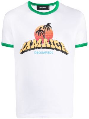 

Logo-print cotton T-shirt, Dsquared2 Logo-print cotton T-shirt