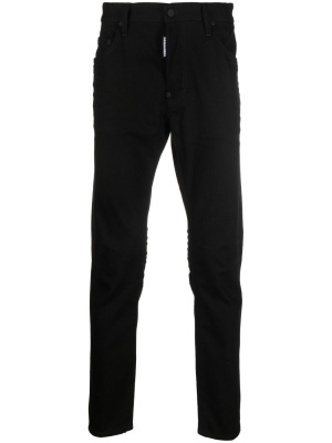 

Logo-patch slim-cut trousers, Dsquared2 Logo-patch slim-cut trousers