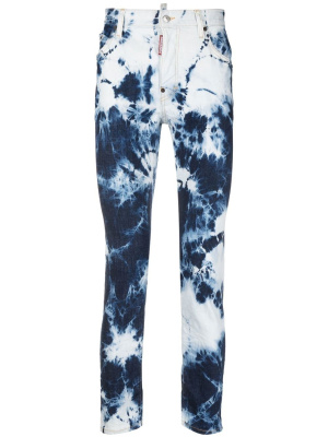 

Tie-dye print straight trousers, Dsquared2 Tie-dye print straight trousers