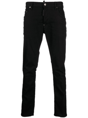 

Logo-patch slim-cut jeans, Dsquared2 Logo-patch slim-cut jeans
