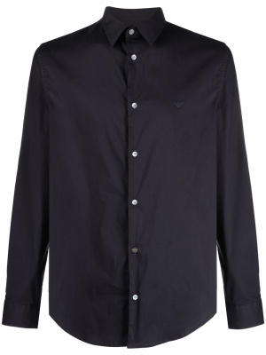 

Logo-patch longsleeved shirt, Emporio Armani Logo-patch longsleeved shirt