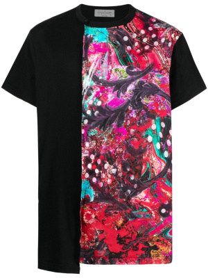 

Asymmetric-design cotton T-shirt, Yohji Yamamoto Asymmetric-design cotton T-shirt