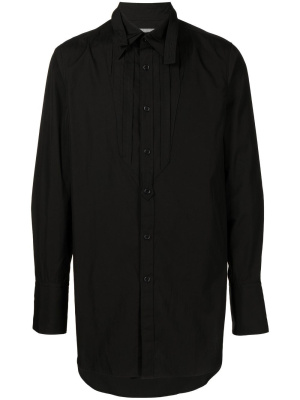 

Bowtie-collar oversized shirt, Yohji Yamamoto Bowtie-collar oversized shirt