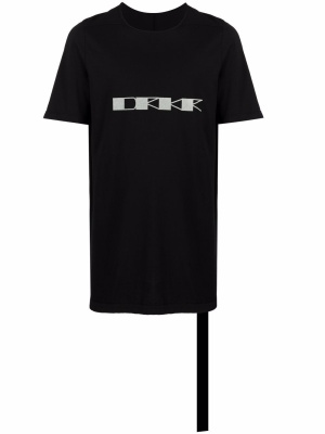 

Logo-print cotton T-shirt, Rick Owens DRKSHDW Logo-print cotton T-shirt