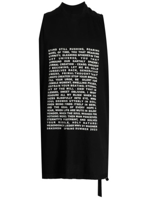 

Logo-print cotton tank top, Rick Owens DRKSHDW Logo-print cotton tank top