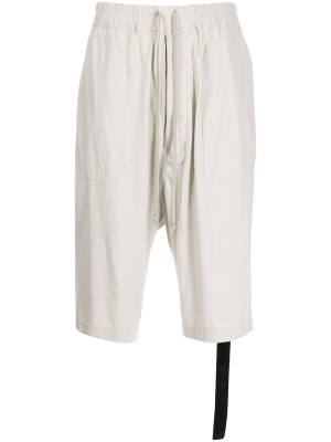 

Drop-crotch drawstring shorts, Rick Owens DRKSHDW Drop-crotch drawstring shorts