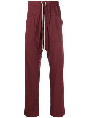 

Drop-crotch track trousers, Rick Owens DRKSHDW Drop-crotch track trousers
