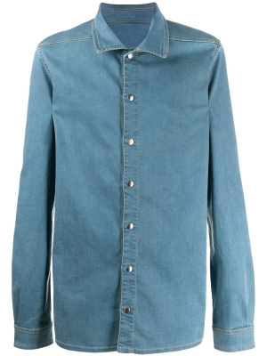 

Snap button denim shirt, Rick Owens DRKSHDW Snap button denim shirt