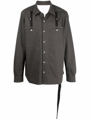 

D-ring detail overshirt, Rick Owens DRKSHDW D-ring detail overshirt