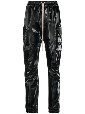 

Patent drawstring trousers, Rick Owens DRKSHDW Patent drawstring trousers