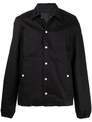

Press-stud cotton shirt jacket, Rick Owens DRKSHDW Press-stud cotton shirt jacket