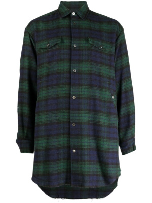 

Check-pattern button-up shirt, Undercover Check-pattern button-up shirt