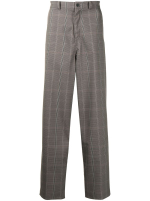 

Plaid-check tailored trousers, Undercover Plaid-check tailored trousers