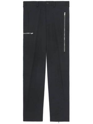 

Zip-detail straight-leg trousers, Undercover Zip-detail straight-leg trousers