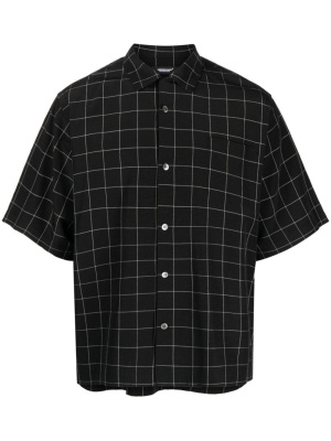 

Check-pattern silk-blend shirt, Undercover Check-pattern silk-blend shirt