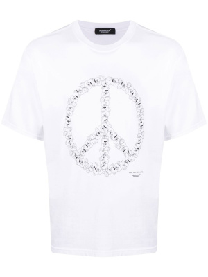 

Peace-logo print T-shirt, Undercover Peace-logo print T-shirt