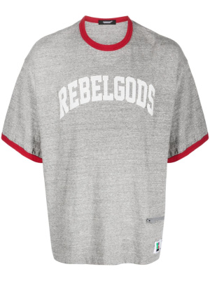 

Slogan-print cotton T-shirt, Undercover Slogan-print cotton T-shirt