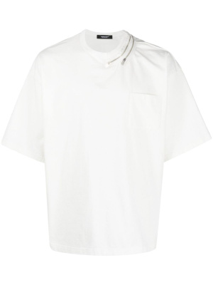 

Zipper-detail cotton T-shirt, Undercover Zipper-detail cotton T-shirt