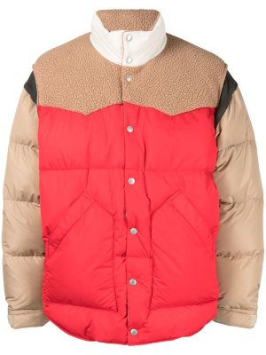 

Panelled puffer jacket, Undercover Panelled puffer jacket