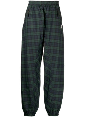 

Check-pattern embroidered track pants, Undercover Check-pattern embroidered track pants