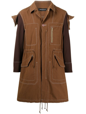 

Button-front parka coat, Undercover Button-front parka coat