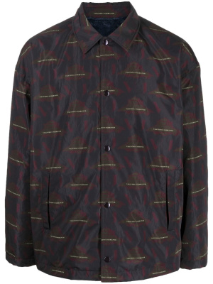

X Valentino logo-print shirt, Undercover X Valentino logo-print shirt
