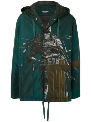 

Photograph-print zipped hoodie, Undercover Photograph-print zipped hoodie