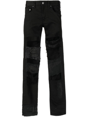 

Distressed-effect skinny-cut trousers, Undercover Distressed-effect skinny-cut trousers