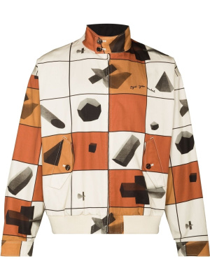 

Geometric-print bomber jacket, Undercover Geometric-print bomber jacket