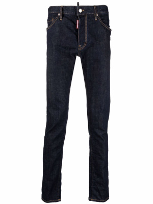 

Logo print slim-fit jeans, Dsquared2 Logo print slim-fit jeans