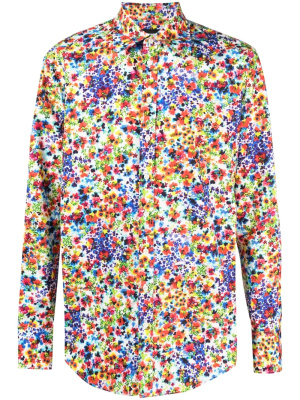 

Floral-print cotton shirt, Dsquared2 Floral-print cotton shirt