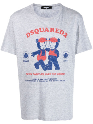 

Logo-print short-sleeve T-shirt, Dsquared2 Logo-print short-sleeve T-shirt