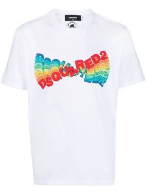 

Logo-print short-sleeve T-shirt, Dsquared2 Logo-print short-sleeve T-shirt