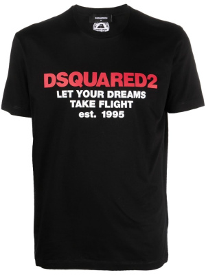 

Slogan logo-print T-shirt, Dsquared2 Slogan logo-print T-shirt