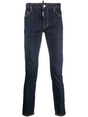 

Logo-print slim-fit jeans, Dsquared2 Logo-print slim-fit jeans