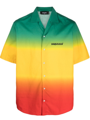 

Ombré-effect short-sleeve shirt, Dsquared2 Ombré-effect short-sleeve shirt