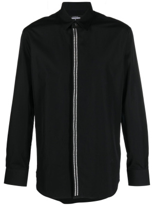 

Rockstud detailing cotton shirt, Dsquared2 Rockstud detailing cotton shirt