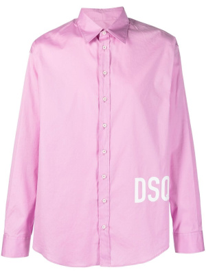 

Logo-print cotton shirt, Dsquared2 Logo-print cotton shirt