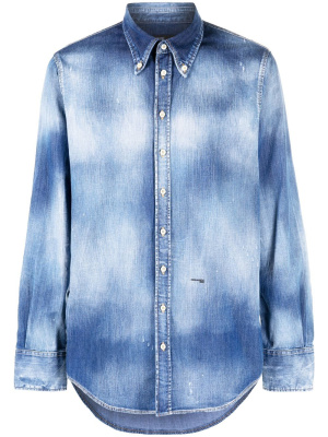 

Tie-dye denim shirt, Dsquared2 Tie-dye denim shirt