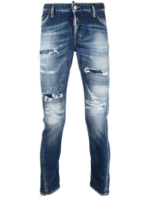 

Ripped skinny-cut jeans, Dsquared2 Ripped skinny-cut jeans