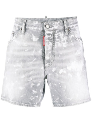 

Bleached-effect denim shorts, Dsquared2 Bleached-effect denim shorts