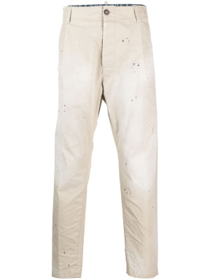 

Logo-print straight-leg trousers, Dsquared2 Logo-print straight-leg trousers