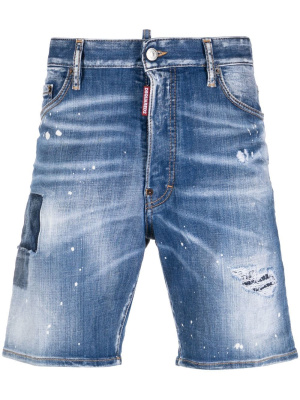 

Distressed denim shorts, Dsquared2 Distressed denim shorts