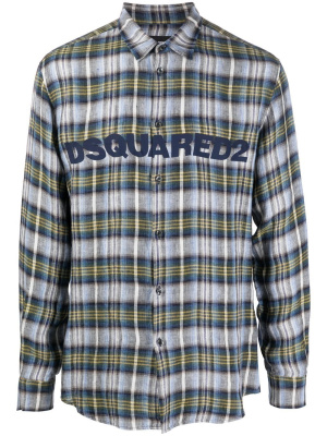 

Checked branded shirt, Dsquared2 Checked branded shirt