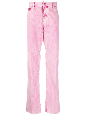

Tie-dye print straight trousers, Dsquared2 Tie-dye print straight trousers